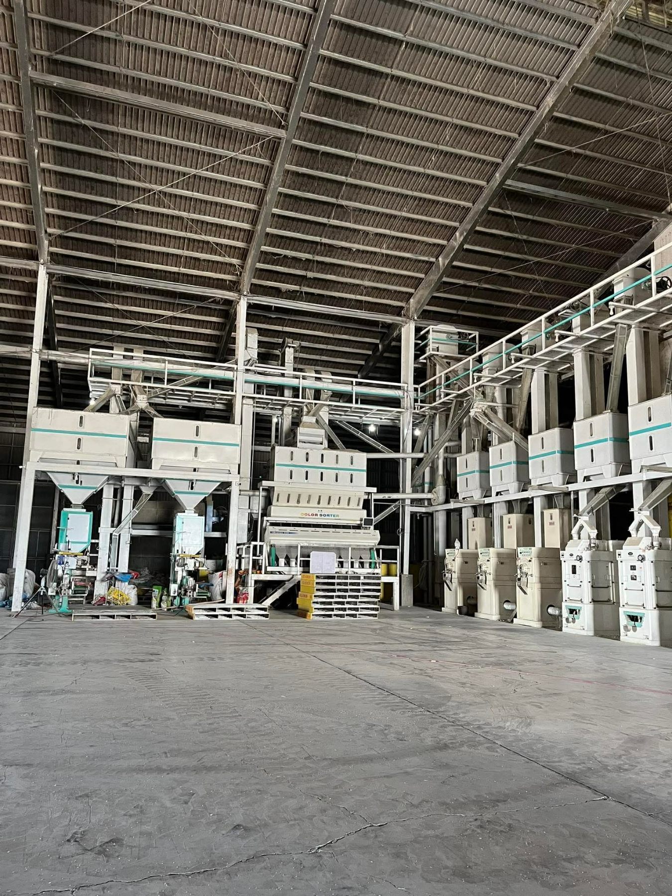 Large factory machinery